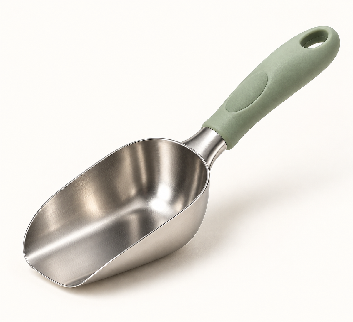 CozyWag stainless steel pet food scoop