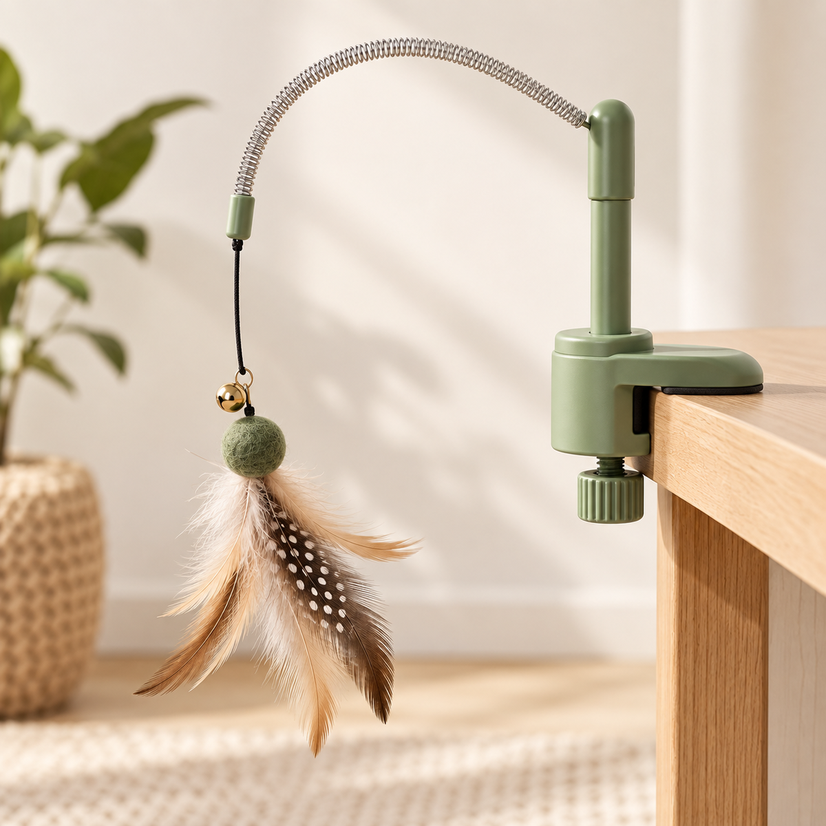 CozyWag hanging cat spring teaser toy
